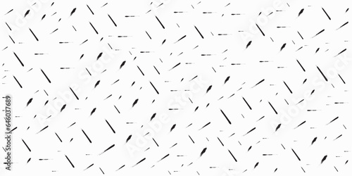 Grunge weave seamless pattern. Black and white vector wicker texture. Geometric simple print. Abstract geometric ornament