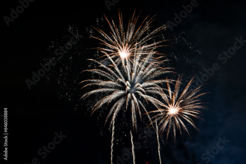 fireworks castle in the town of Sueca  Valencia-Spain 