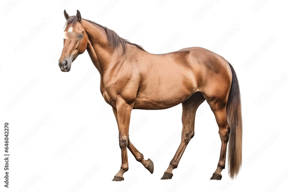 Obraz premium Horse. isolated object, transparent background