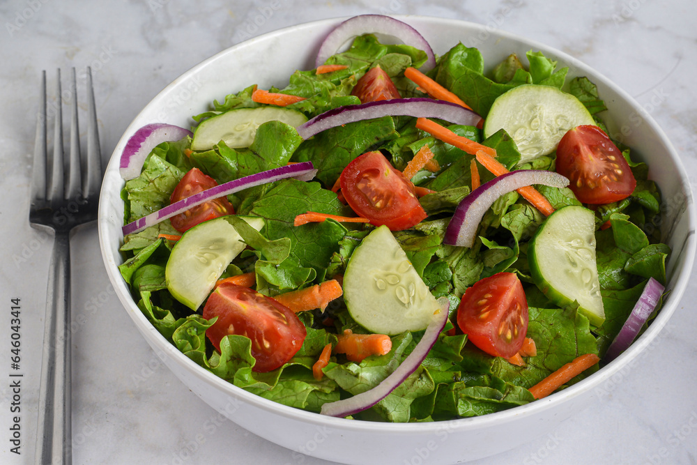 garden salad with cuumber, and tomatoes, garden salad with cuumber, and tomatoes,