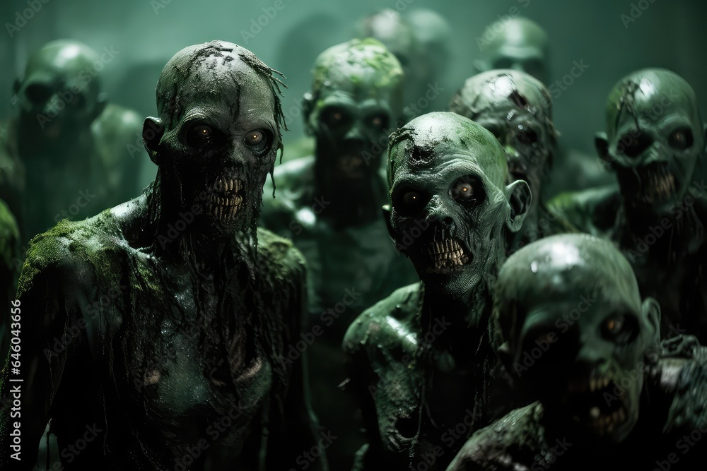 The zombie apocalypse. Rise of the Dead