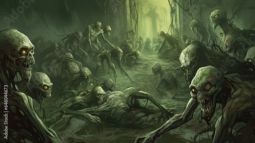 The zombie apocalypse. Rise of the Dead photo