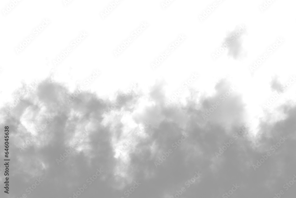 Chmury, dym na przeźroczystym tle. Bez tła. PNG - obrazy, fototapety, plakaty 
