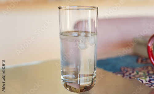 refreshing glass of water with fruit juice, symbolizing hydration, health, and natural refreshment