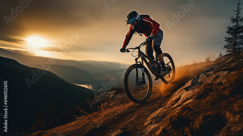 Mountain bike rider