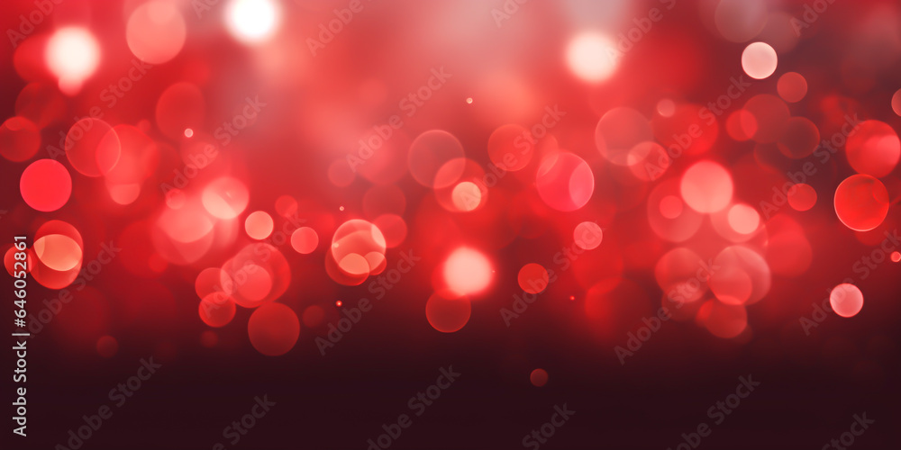 Shiny red bokeh christmas light background, defocus luxury romantic light decoration, abstract blurred glitter xmas holiday card invitation design with copy space ai generate Shiny red bokeh christmas light background, defocus luxury romantic light decoration, abstract blurred glitter xmas holiday card invitation design with copy space ai generate