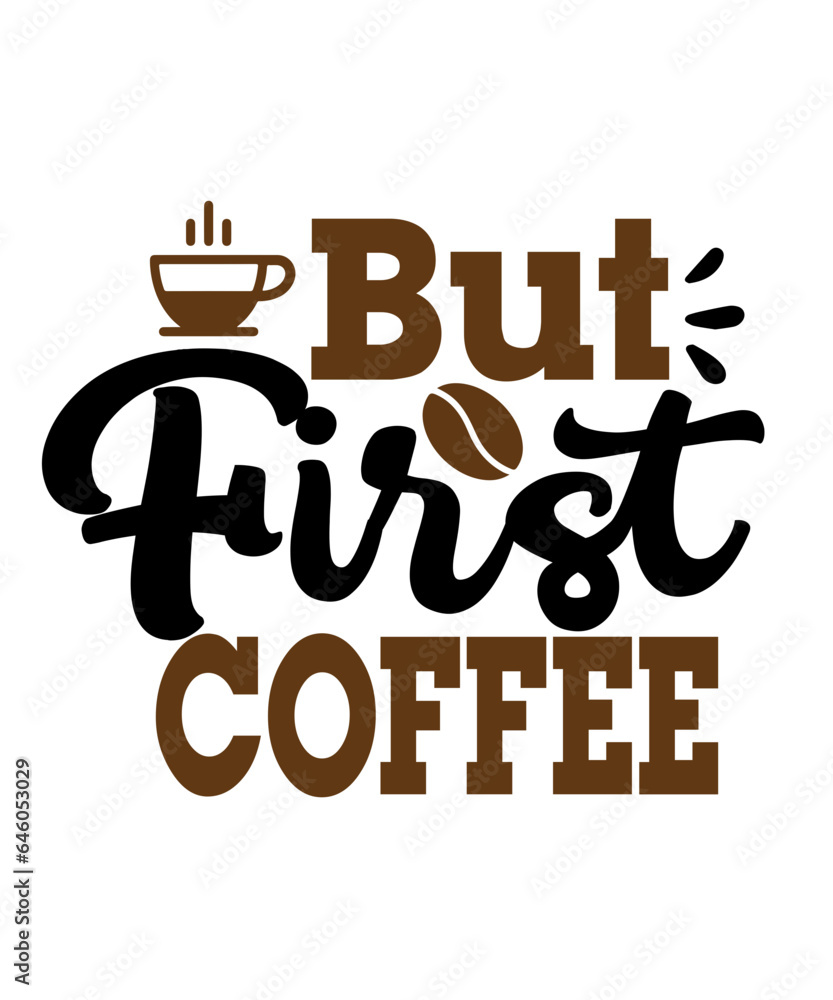 Vetor de Coffee Svg Design,Coffee bundle SVG, Funny coffee mug designs ...