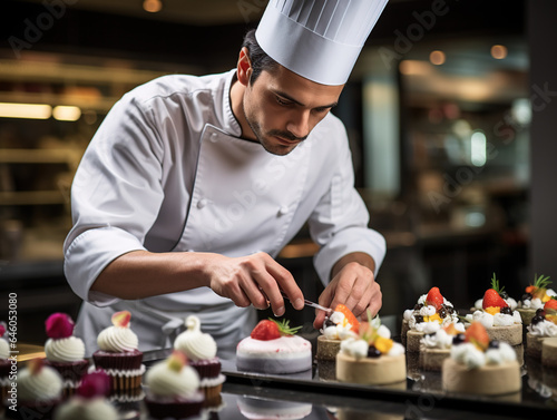 Chef preparing food