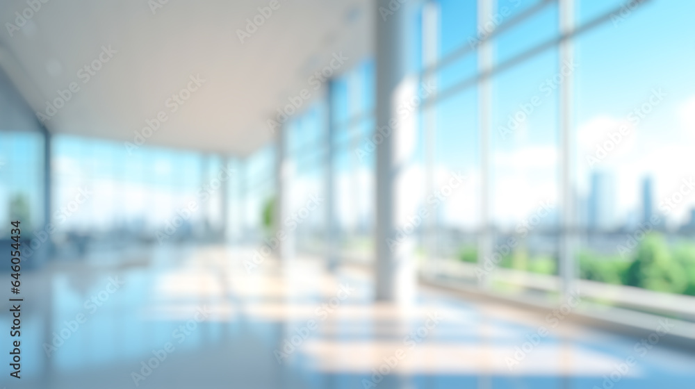 © WAN_ASSET - blurred office lobby entrance building background, defocus luxury clinic hospital corridor, modern hotel reception hall interior Ai generated © WAN_ASSET - blurred office lobby entrance building background, defocus luxury clinic hospital corridor, modern hotel reception hall interior Ai generated