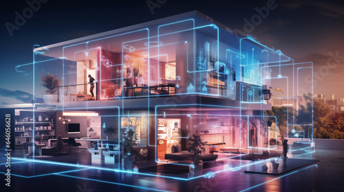 Smart building managers using AI to optimize heating, cooling, and lighting systems, reducing energy consumption and costs