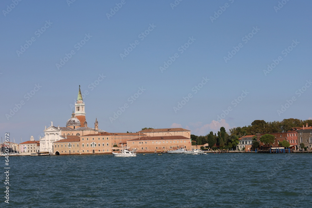  View at San Giorgio Maggiore island, Venice, Italy