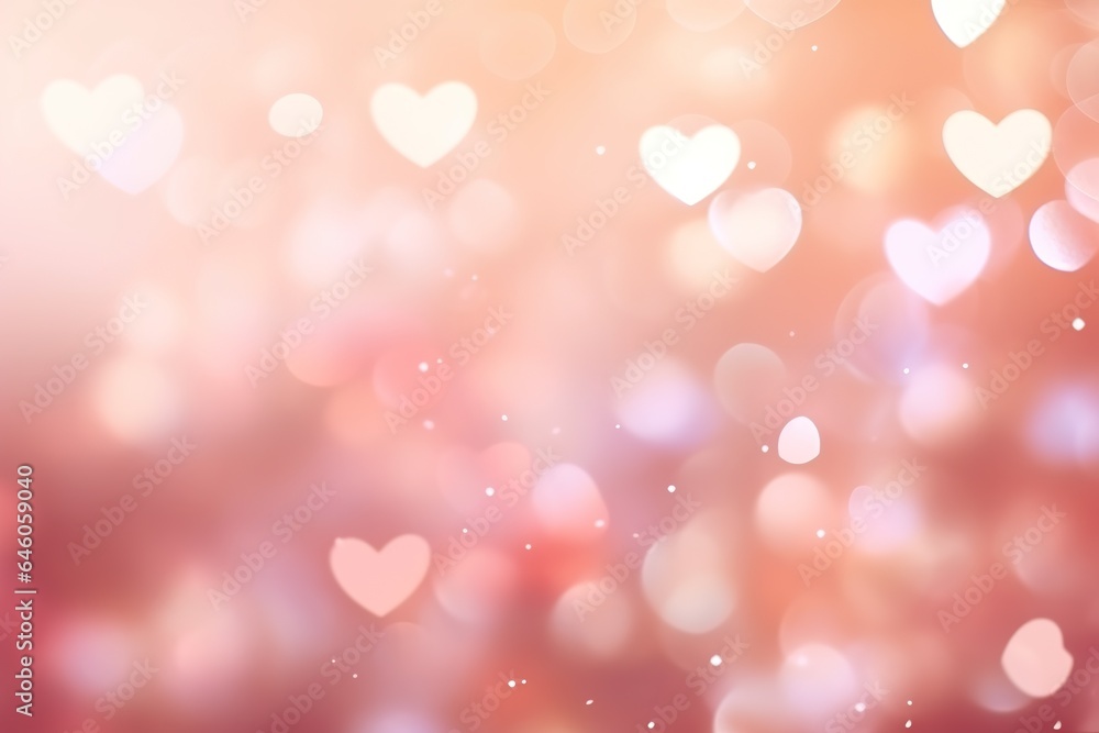 love glow light bokeh background, Christmas and valentine romantic theme background