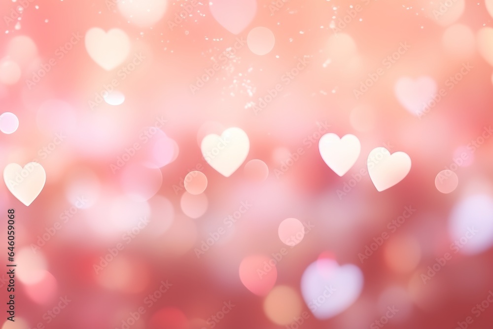 love glow light bokeh background, Christmas and valentine romantic theme background