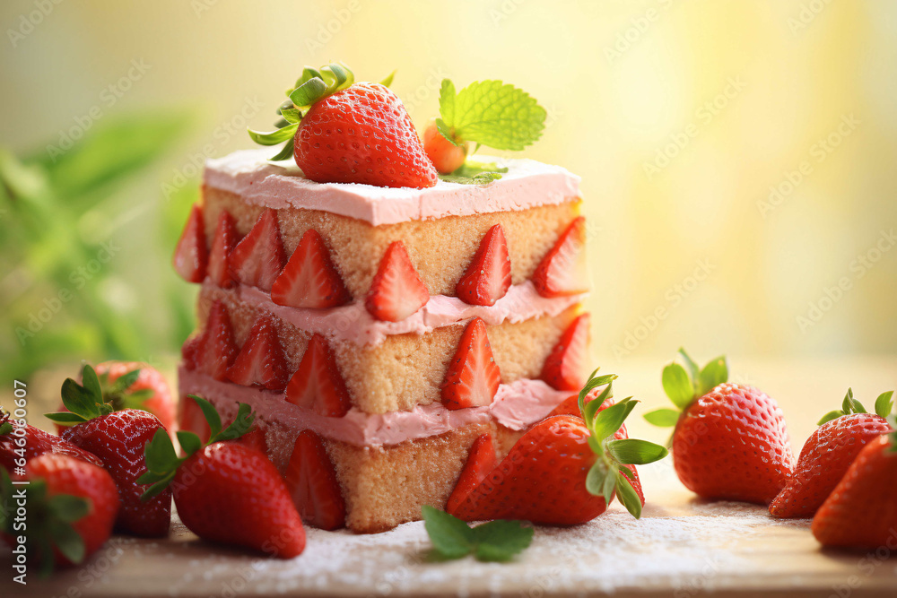 Strawberry cake Strawberry cake