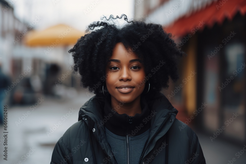 Φωτογραφία Portrait photography of a happy black woman