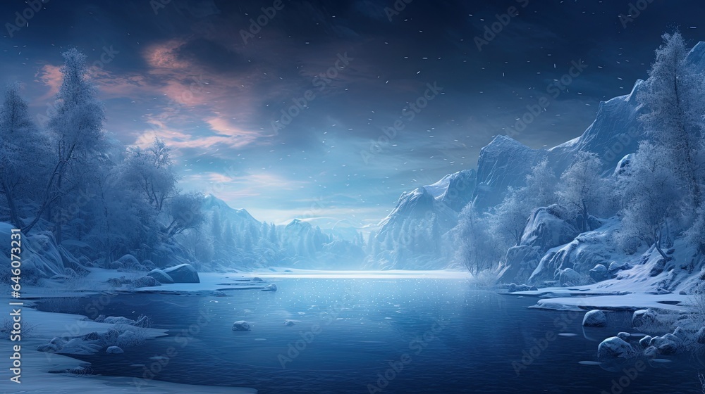 Fototapeta premium Frosty morning