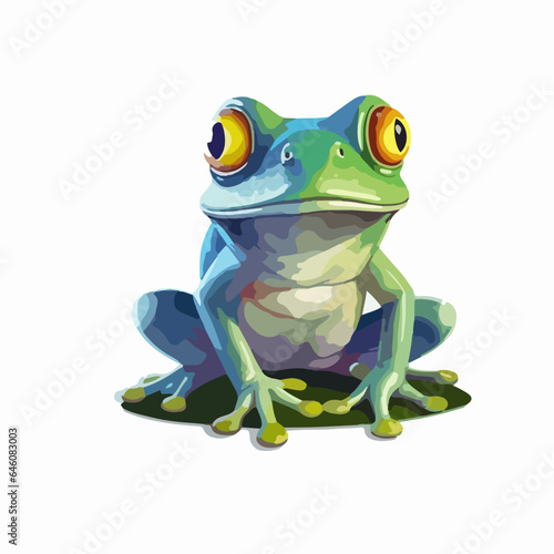 CUTE FROG CHARACTER ANIMAL TEMPLATE