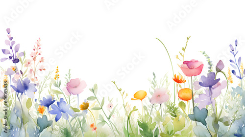 spring background with flowers design 