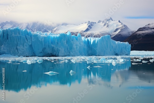 Argentina's glacier in Patagonian region. Perito Moreno representation