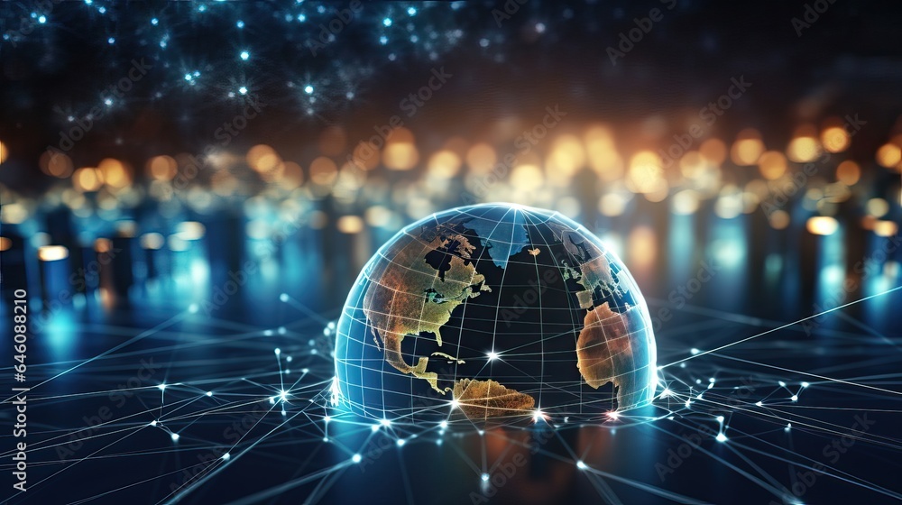 Business and economic technology connecting global Business and economic technology connecting global