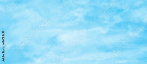 fresh and shiny blue sky background with tiny clouds, clear and panorama view of clouds in the blue sky, Horizon Spring Sky cloudscape in blue, clouds floating in the air on blue sky.