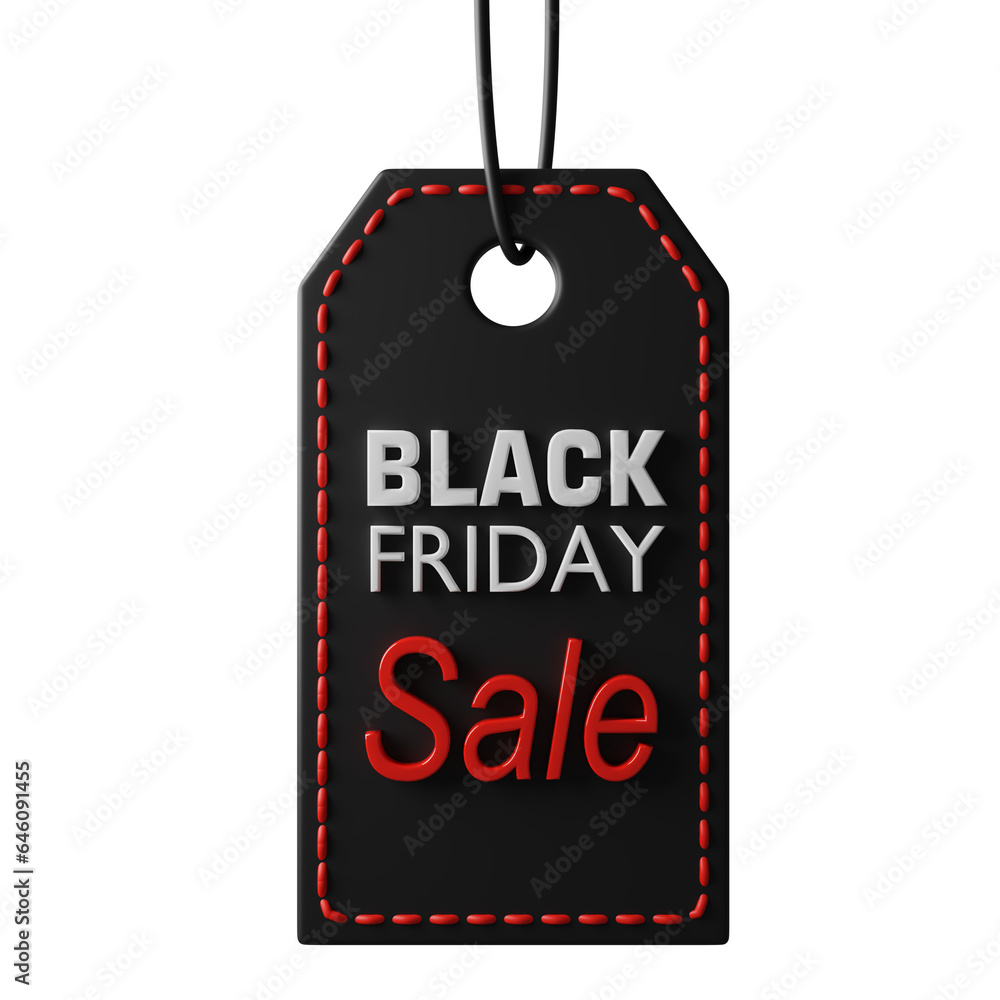 Black friday sale tag banner