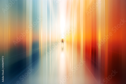 AI Generated, multi-colored abstract background, smooth lines, waves, rainbow color,