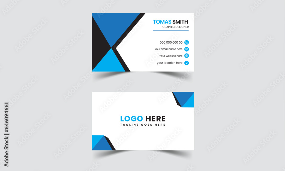 Creative modern and professional outstanding business card and visiting card design Creative modern and professional outstanding business card and visiting card design