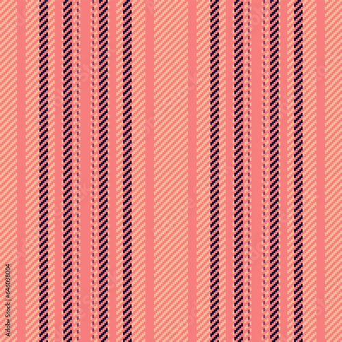 Textile seamless vertical of stripe lines vector with a background fabric pattern texture.