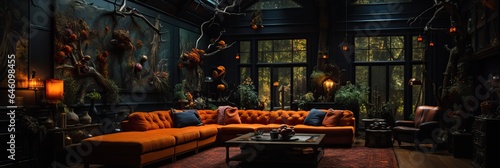 Interior Design during Halloween Event. Creepy Design. © Luca