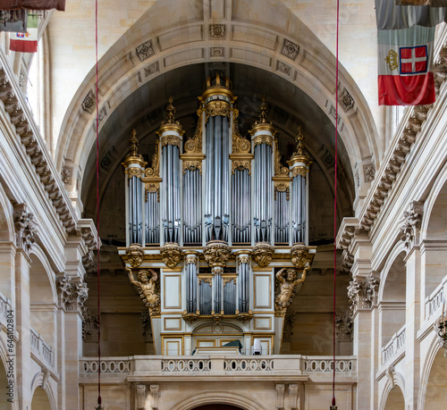 Grand Organs of Les Invalides Church, Paris France