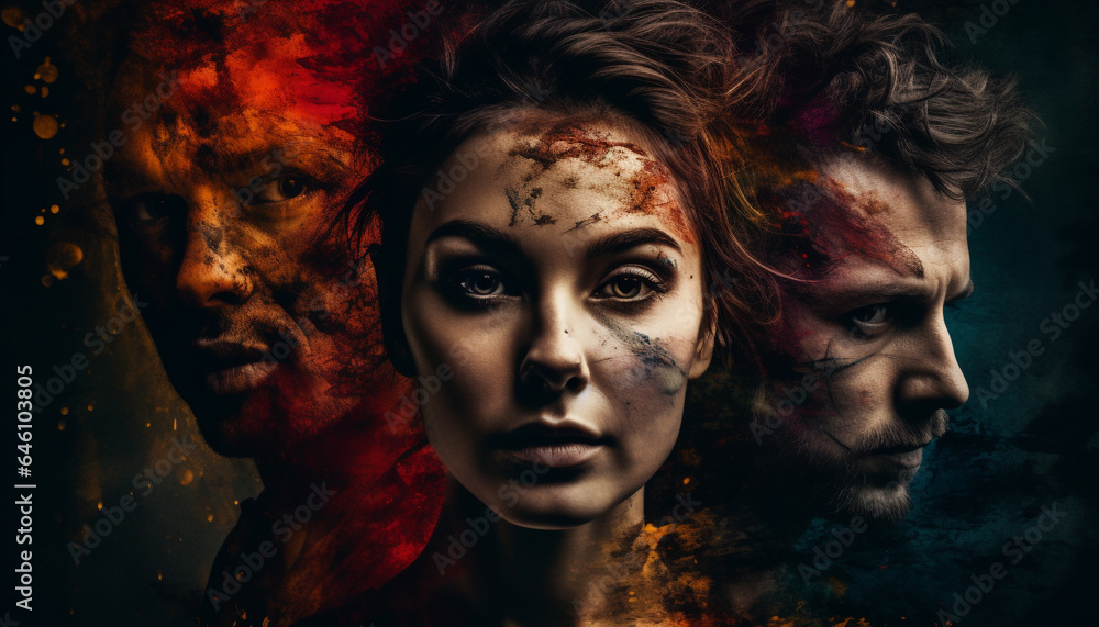Dirty love a spooky Halloween romance between two young adults generated by AI Dirty love a spooky Halloween romance between two young adults generated by AI