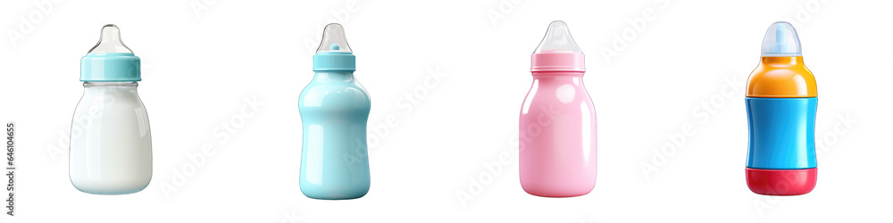 Baby Bottle clipart collection, vector, icons isolated on transparent background Baby Bottle clipart collection, vector, icons isolated on transparent background