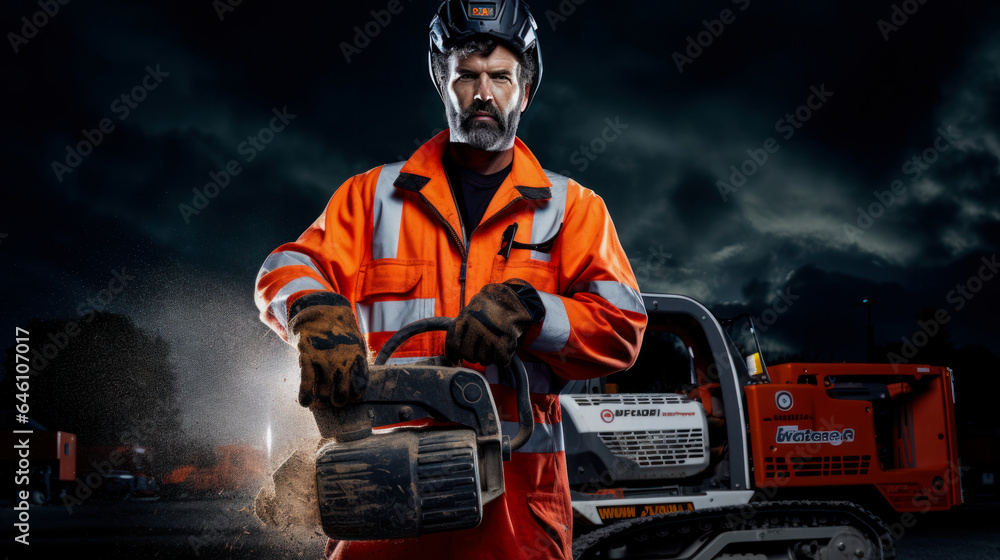 construction site worker 