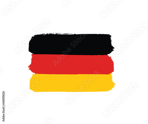 This is very beautiful Germany flag brush vector.