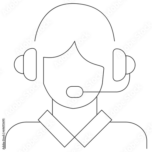 telemarketers icon.. telemarketers concept. Can be used in web and mobile.info center icon, guide or advisor, call reception vector icon. 