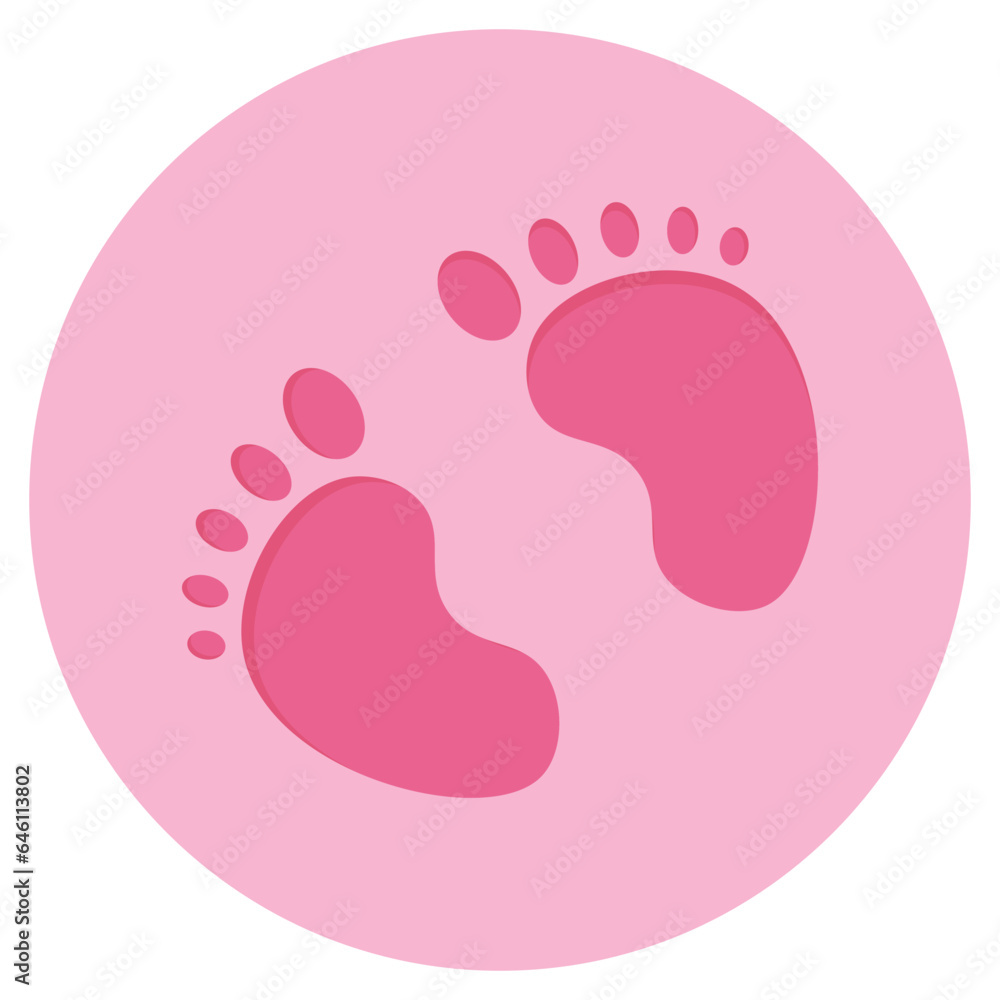 Blue or Pink? Decorative element for baby shower design. Gender reveal party icon Blue or Pink? Decorative element for baby shower design. Gender reveal party icon