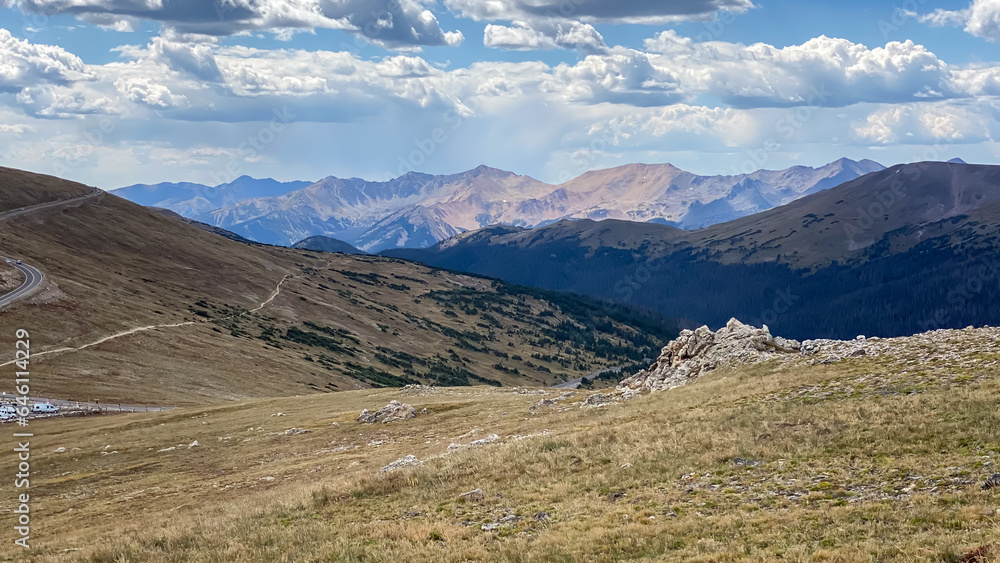 Top of Rocky Mountains at the Alpine Center in Rocky Mountain National Park Top of Rocky Mountains at the Alpine Center in Rocky Mountain National Park