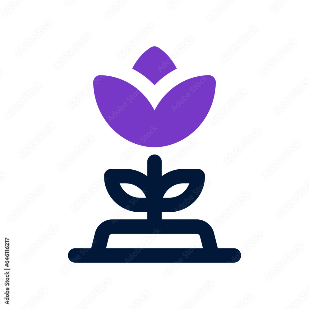 tulip dual tone icon. vector icon for your website, mobile, presentation, and logo design. tulip dual tone icon. vector icon for your website, mobile, presentation, and logo design.