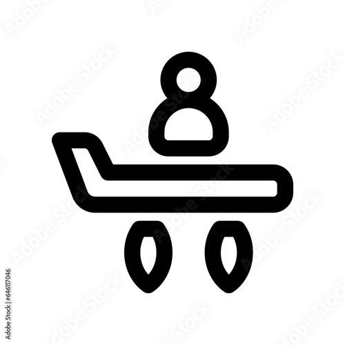 hoverboard line icon. vector icon for your website, mobile, presentation, and logo design.