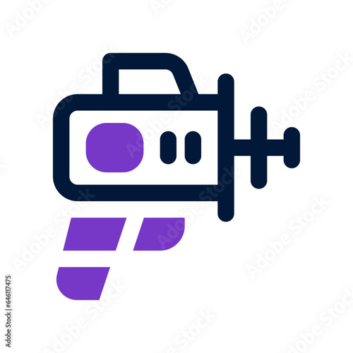 blaster dual tone icon. vector icon for your website, mobile, presentation, and logo design.