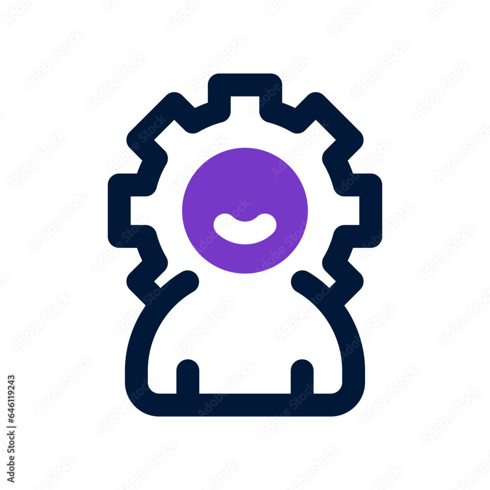 project manager dual tone icon. vector icon for your website, mobile, presentation, and logo design. project manager dual tone icon. vector icon for your website, mobile, presentation, and logo design.