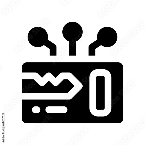 key card solid icon. vector icon for your website, mobile, presentation, and logo design.