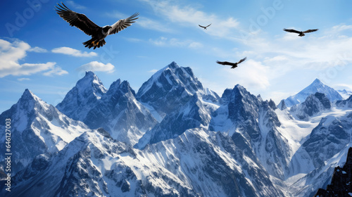 eagle in the mountains 