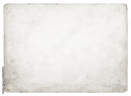 Vintage paper background isolated - (clipping path included)