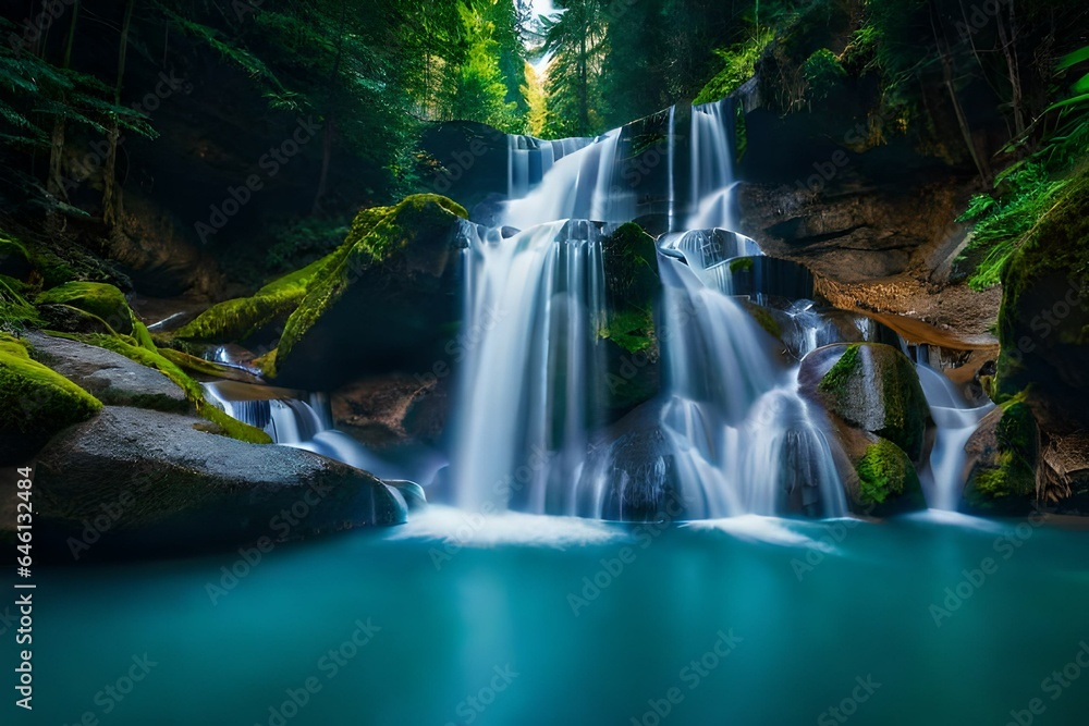 waterfall in the forest