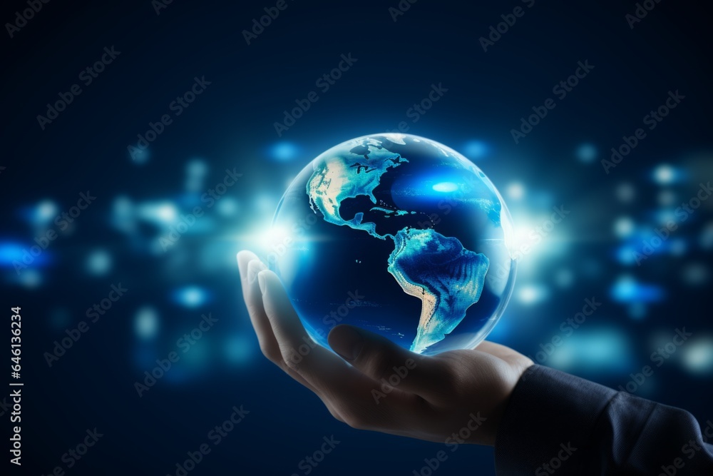 Hand hands holding earth planet hologram infographics ecology ai artificial intelligence cyberspace climate pollution protection nature care responsibility environmentalism technology modern solutions Hand hands holding earth planet hologram infographics ecology ai artificial intelligence cyberspace climate pollution protection nature care responsibility environmentalism technology modern solutions