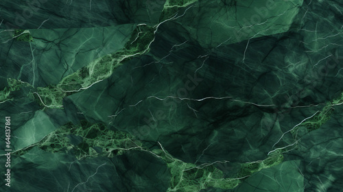 Seamless pattern background of a green marble texture backdrop © Keitma