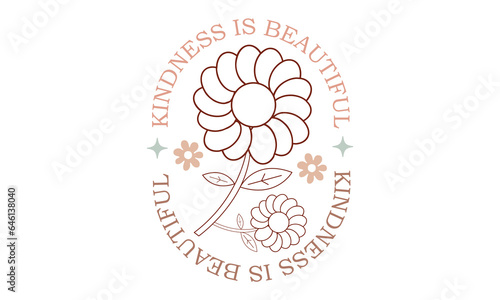 Kindness is beautiful Retro SVG Bundle.