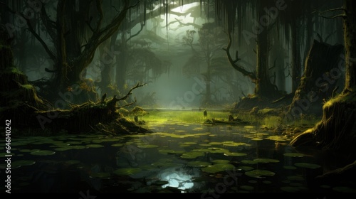 Fantasy Swamps and Wetlands Game Art © Damian Sobczyk